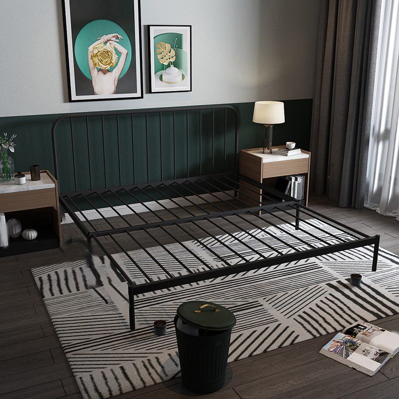 Industrial Metal No Theme Daybed Slat Open-Frame Daybed with Guardrail