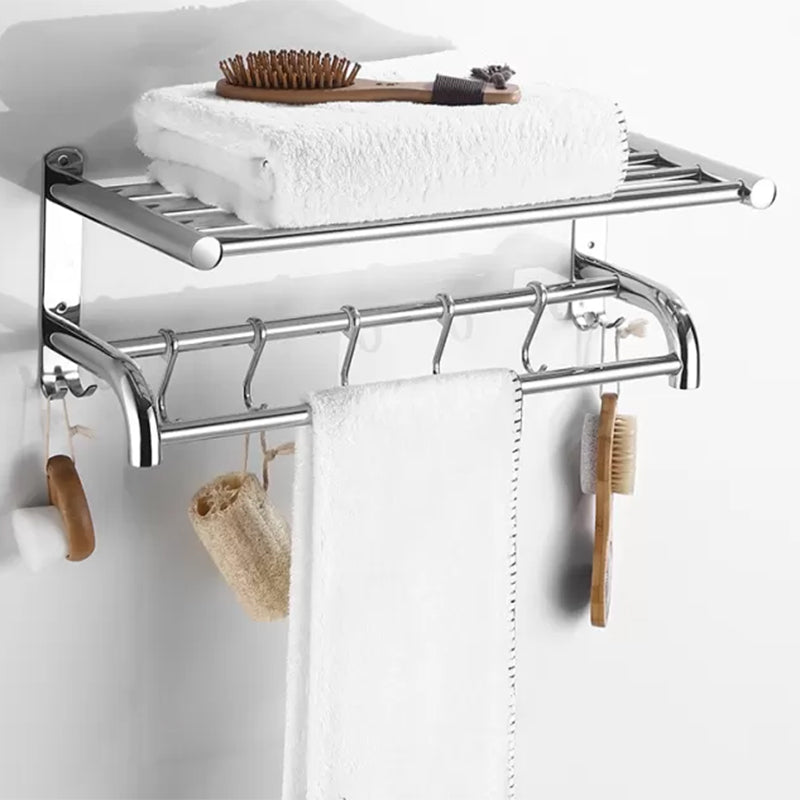 Modern Bathroom Accessory Kit Stainless Steel Bath Shelf Bathroom Set