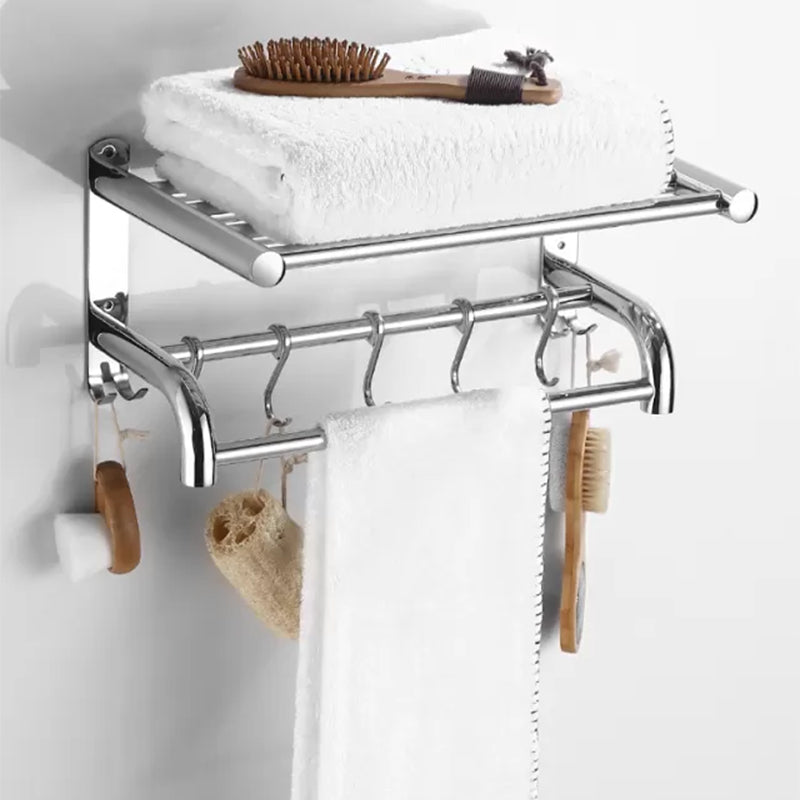 Modern Bathroom Accessory Kit Stainless Steel Bath Shelf Bathroom Set