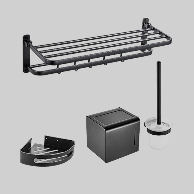 Modern Bathroom Accessory Kit Paper Holder Bath Shelf Bath Hardware Set