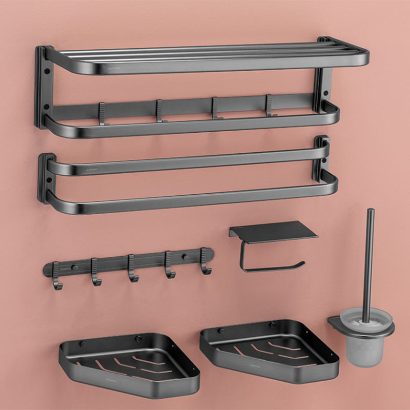 Modern Bathroom Accessory Kit Paper Holder Bath Shelf Bath Hardware Set