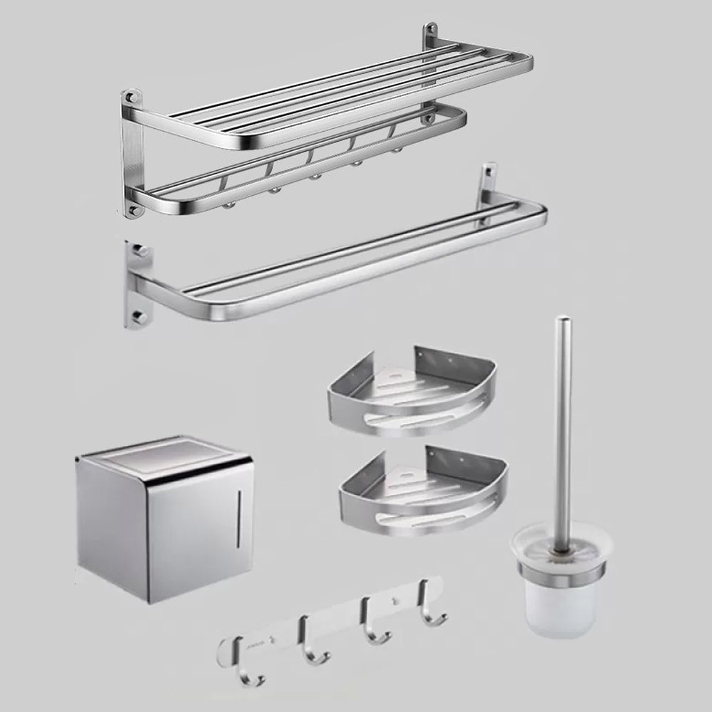 Modern Bathroom Accessory Kit Paper Holder Bath Shelf Bath Hardware Set