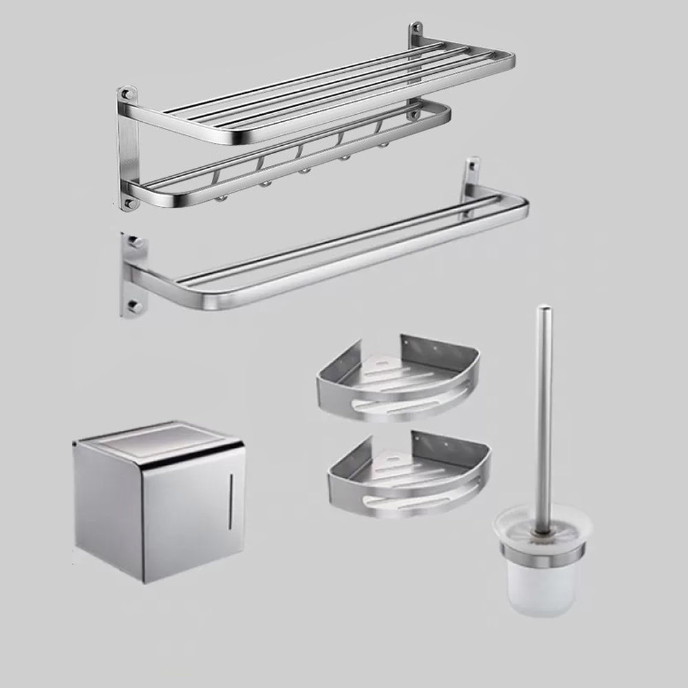 Modern Bathroom Accessory Kit Paper Holder Bath Shelf Bath Hardware Set