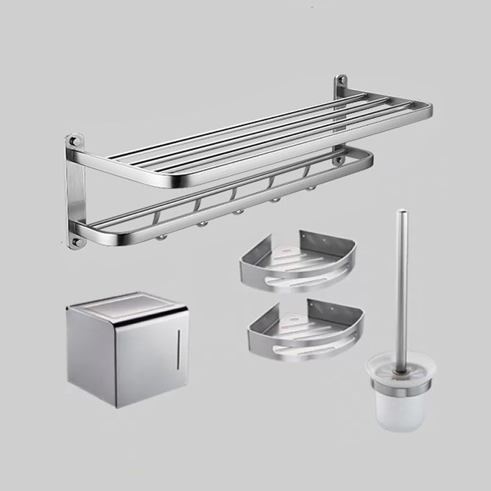 Modern Bathroom Accessory Kit Paper Holder Bath Shelf Bath Hardware Set