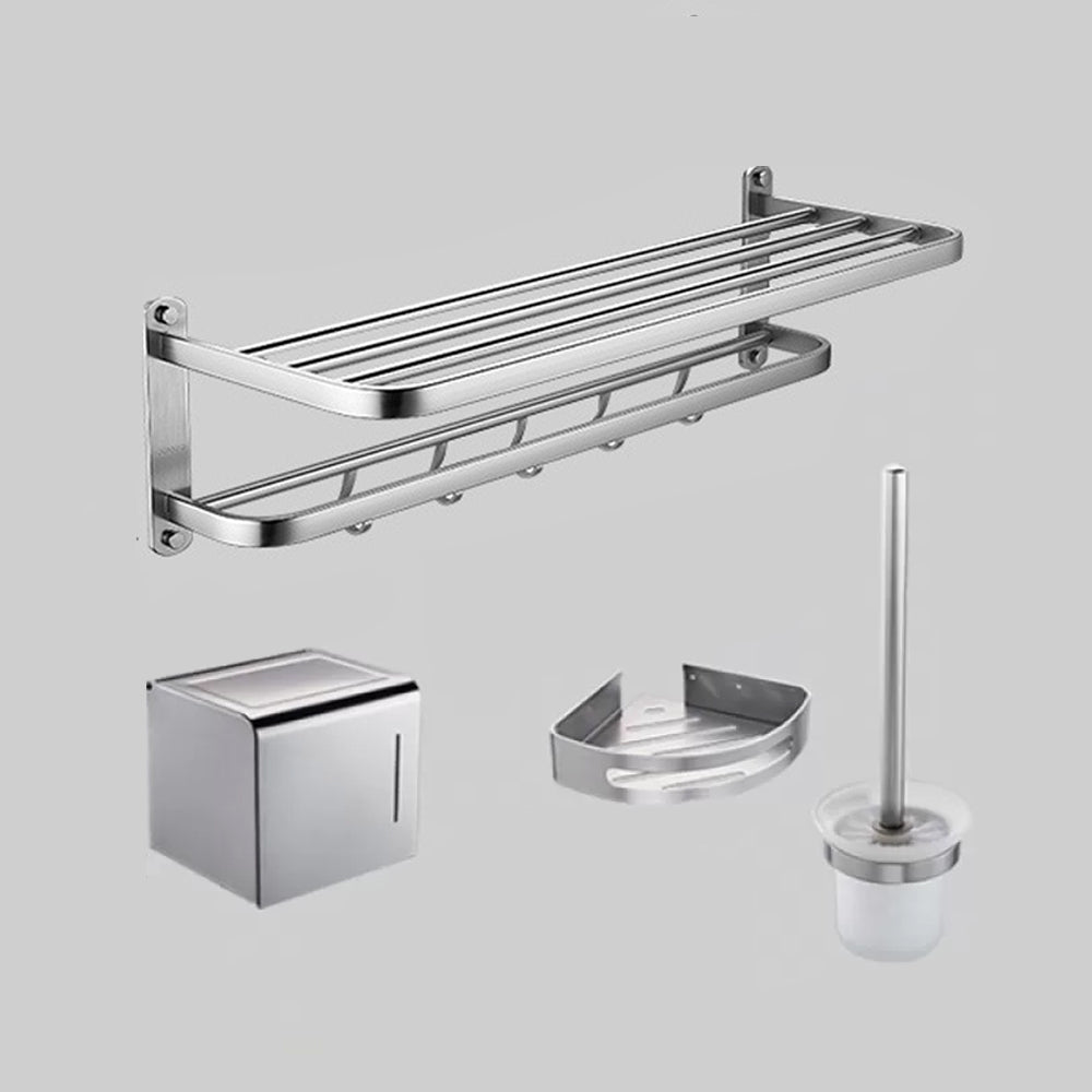 Modern Bathroom Accessory Kit Paper Holder Bath Shelf Bath Hardware Set