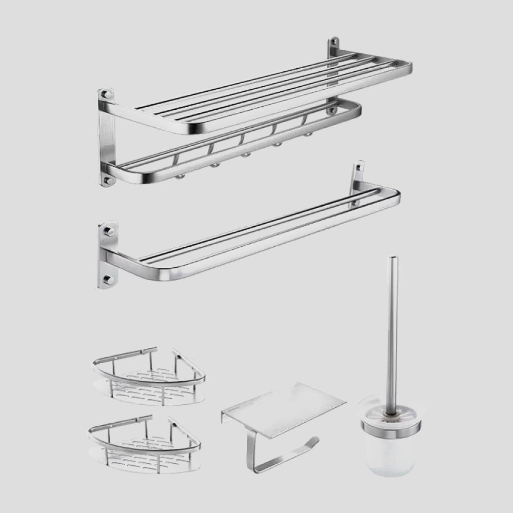 Modern Bathroom Accessory Kit Paper Holder Bath Shelf Bath Hardware Set