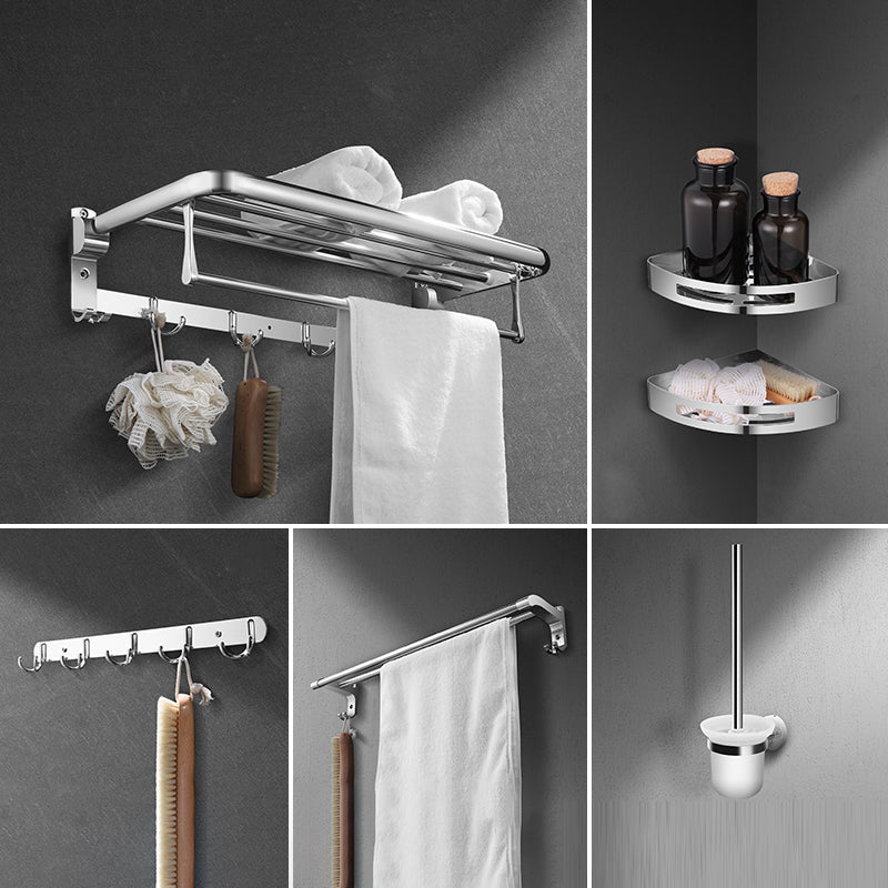 Modern Stainless Steel Bath Shelf Paper Holder Bath Hardware Set