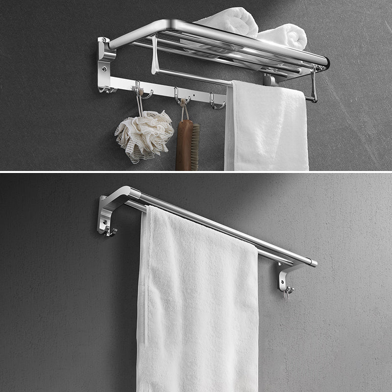 Modern Stainless Steel Bath Shelf Paper Holder Bath Hardware Set