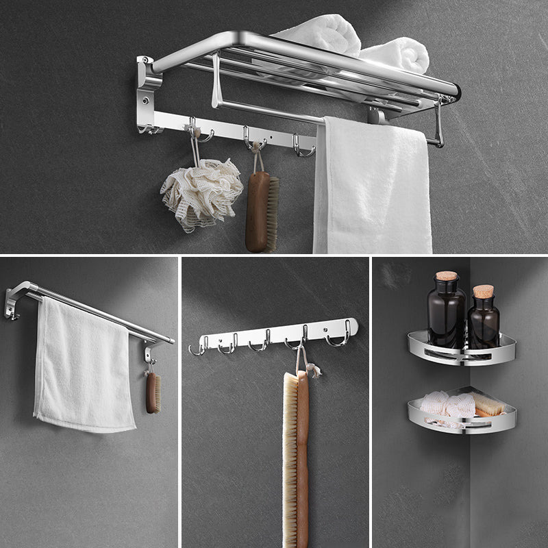 Modern Stainless Steel Bath Shelf Paper Holder Bath Hardware Set