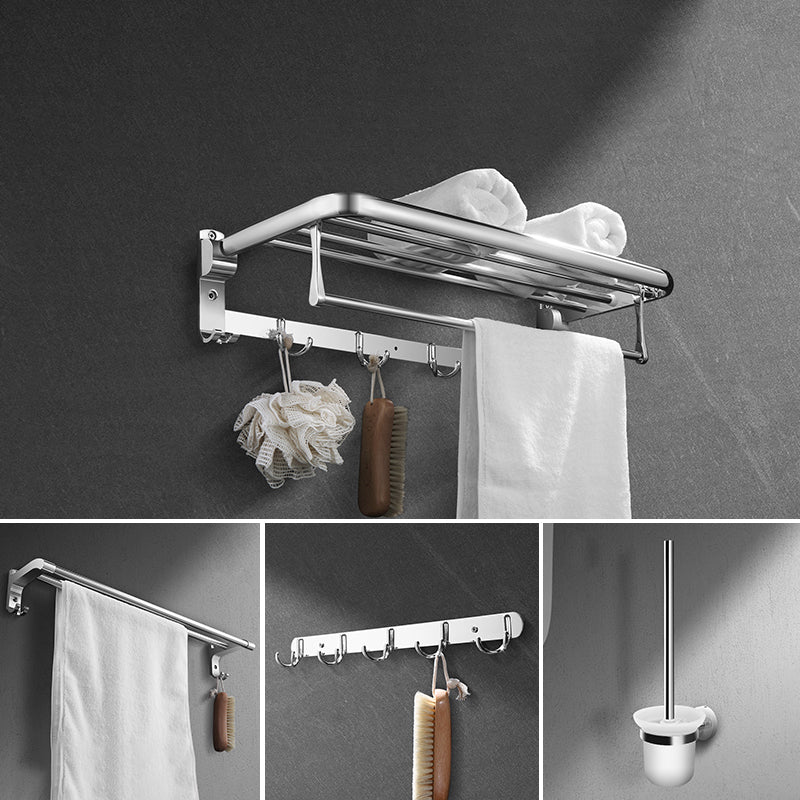 Modern Stainless Steel Bath Shelf Paper Holder Bath Hardware Set