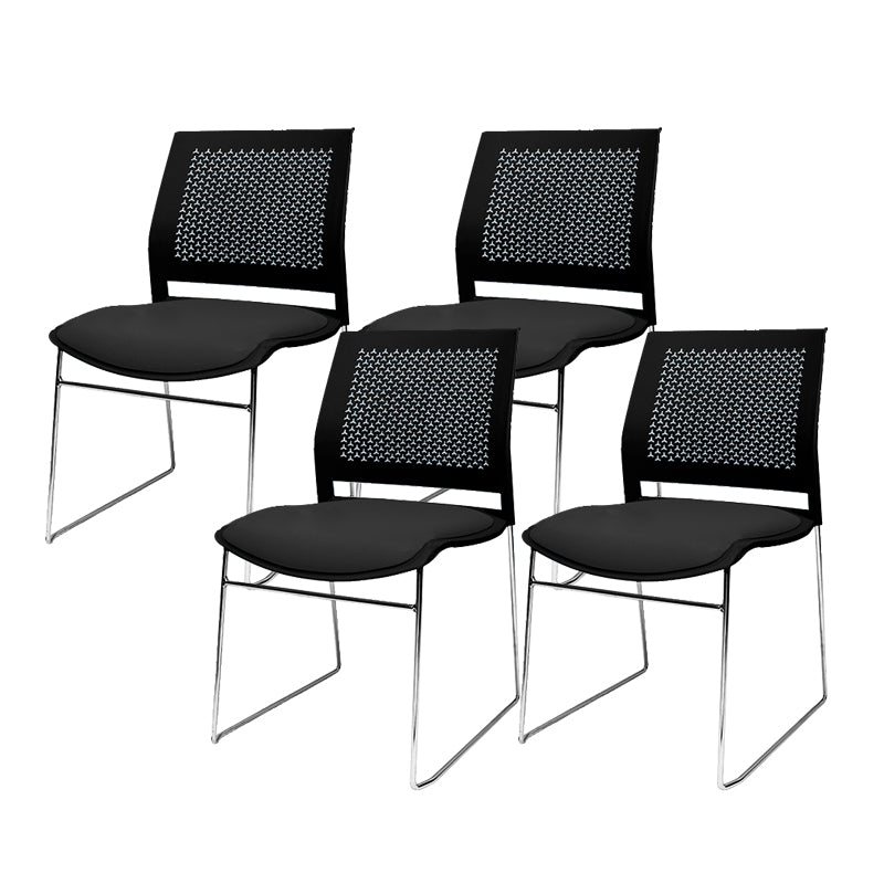 Contemporary Ergonomic Conference Chair Metal Office Chair without Arm