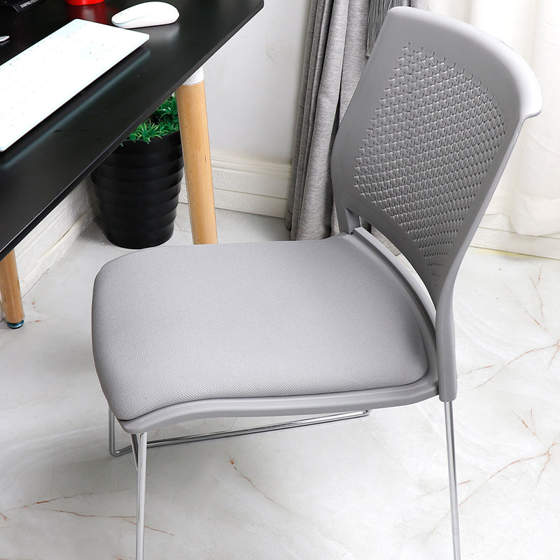 Contemporary Ergonomic Conference Chair Metal Office Chair without Arm