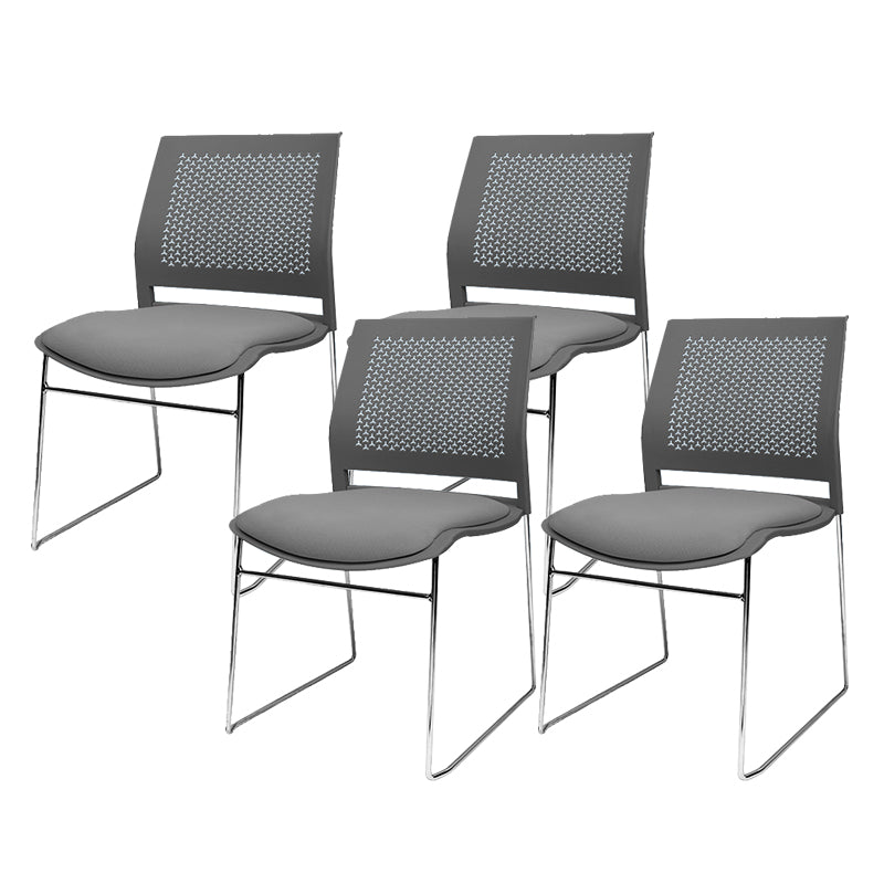 Contemporary Ergonomic Conference Chair Metal Office Chair without Arm