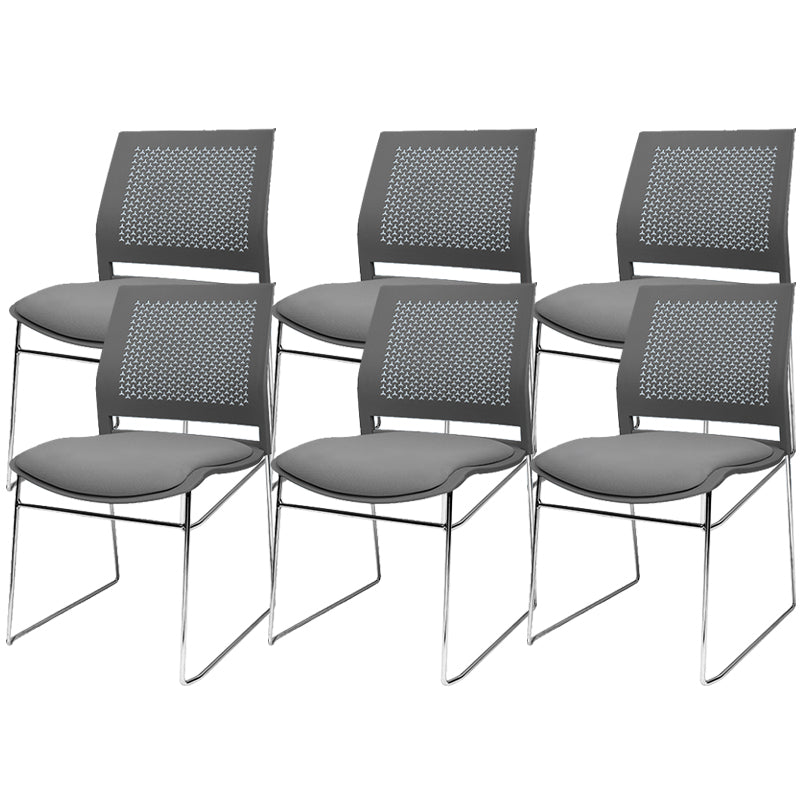 Contemporary Ergonomic Conference Chair Metal Office Chair without Arm