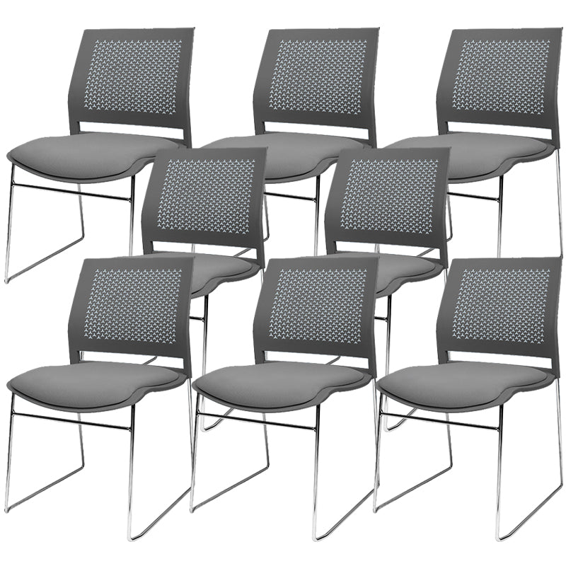 Contemporary Ergonomic Conference Chair Metal Office Chair without Arm