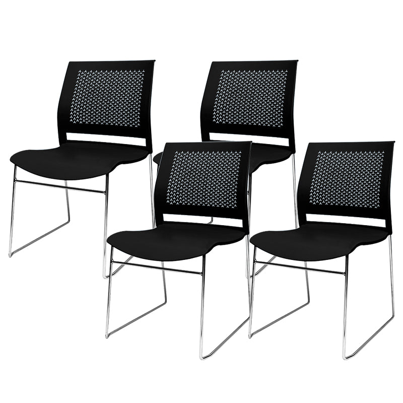 Contemporary Ergonomic Conference Chair Metal Office Chair without Arm