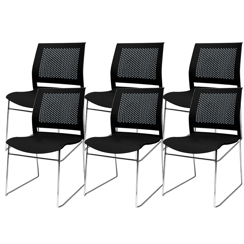 Contemporary Ergonomic Conference Chair Metal Office Chair without Arm