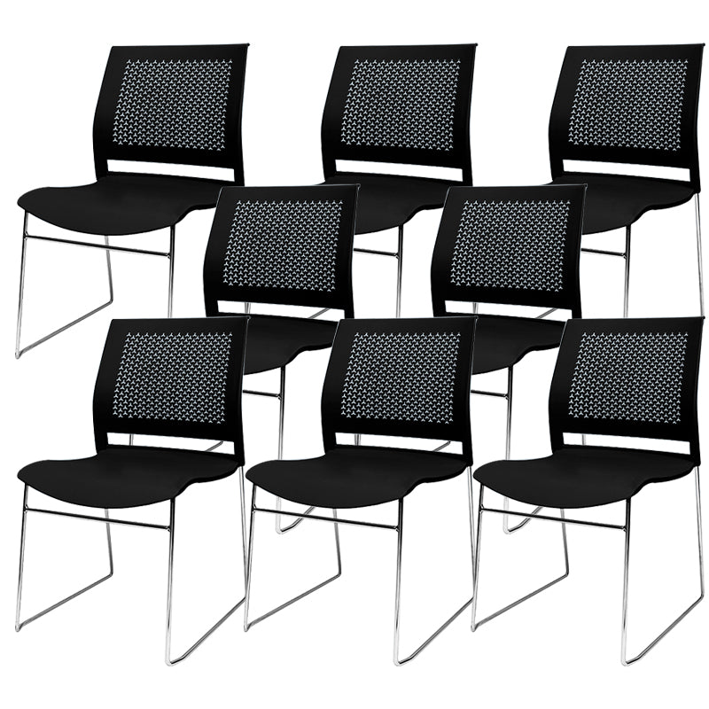 Contemporary Ergonomic Conference Chair Metal Office Chair without Arm