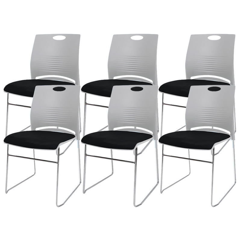 Contemporary Office Chair Metal Conference Chair without Arm