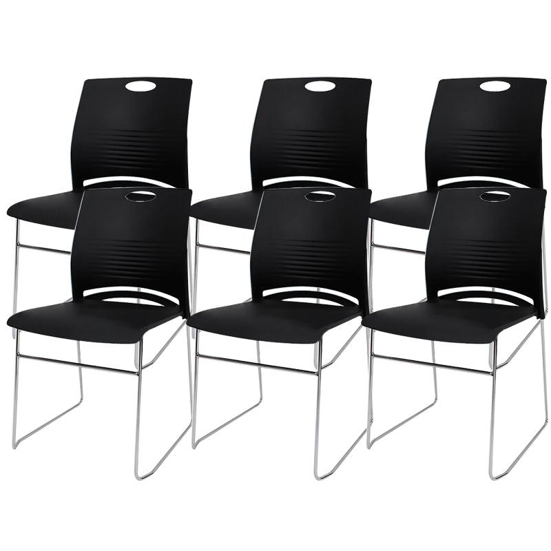 Contemporary Office Chair Metal Conference Chair without Arm