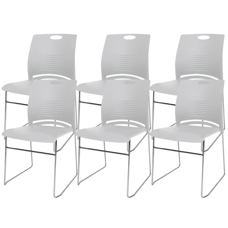 Contemporary Office Chair Metal Conference Chair without Arm