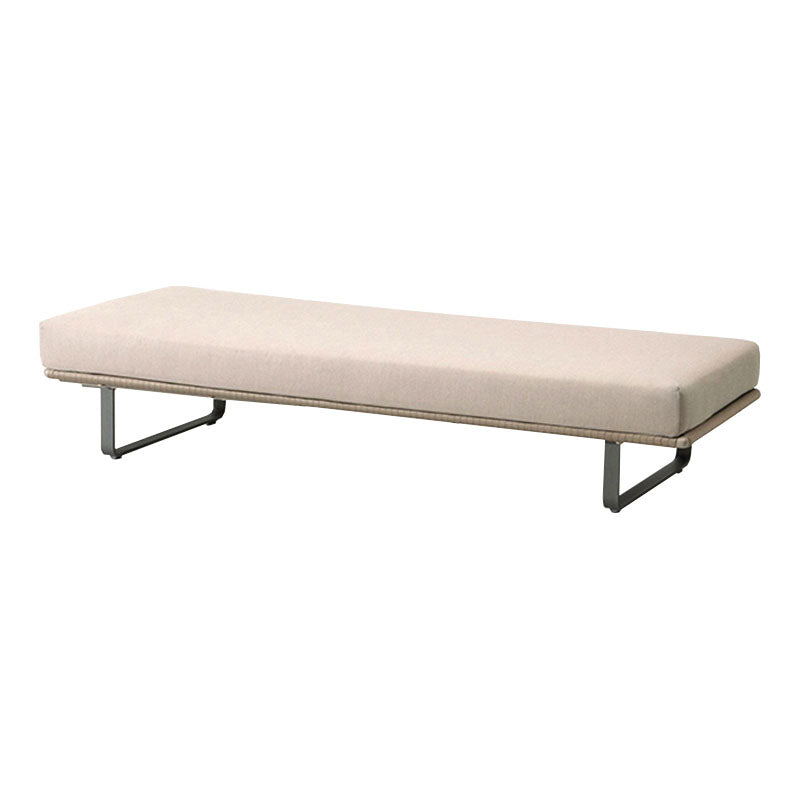 Contemporary Patio Sofa UV Resistant Outdoor Patio Sofa with Cushions