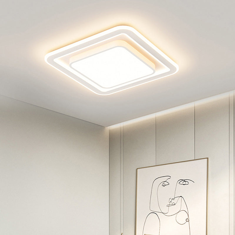 Geometric Flush Mount Simplicity Metal Flush Ceiling Light Fixture