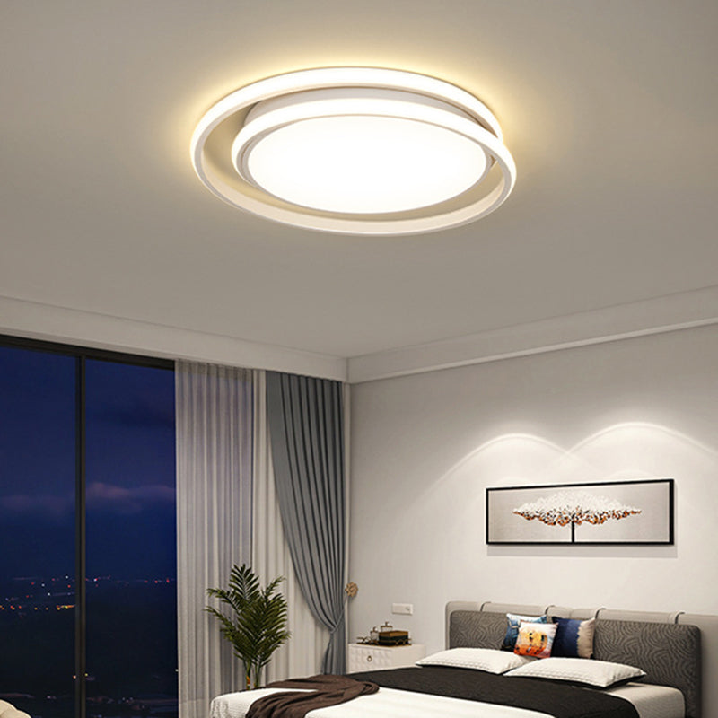 White LED Ceiling Light Modernism Flush Mount Lighting for Home