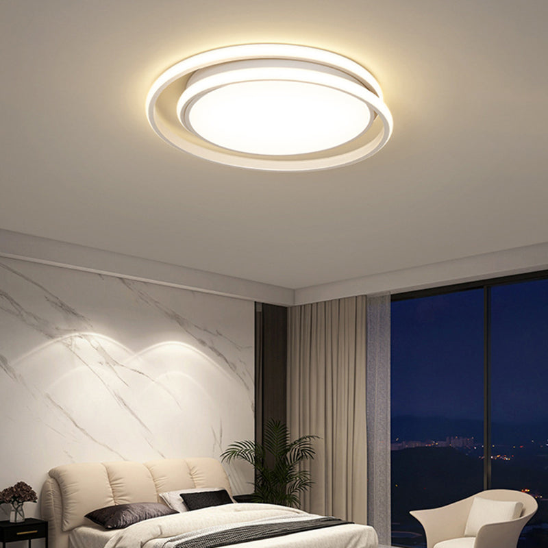 White LED Ceiling Light Modernism Flush Mount Lighting for Home