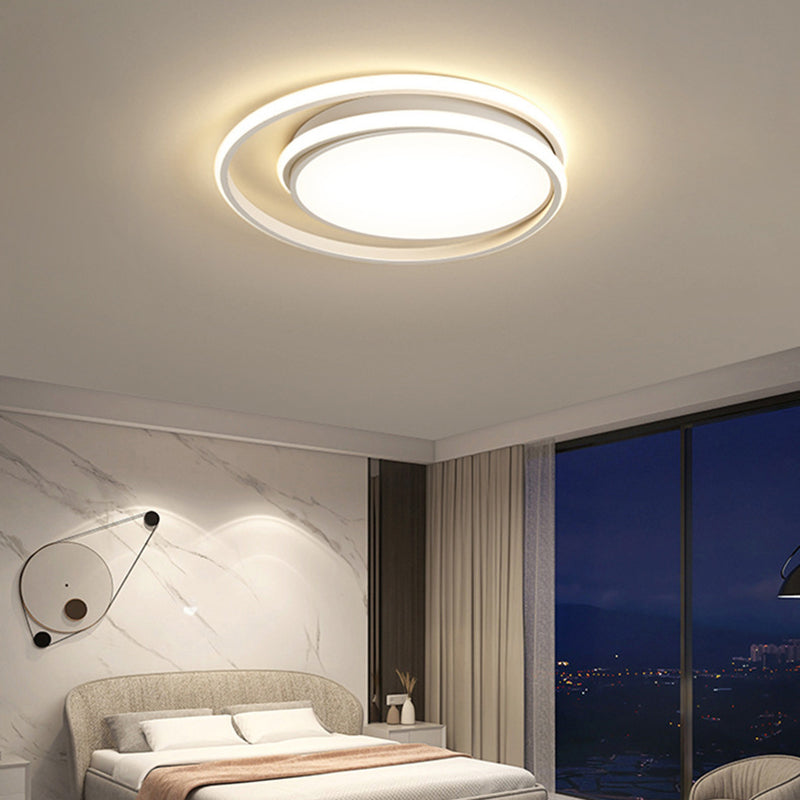 White LED Ceiling Light Modernism Flush Mount Lighting for Home