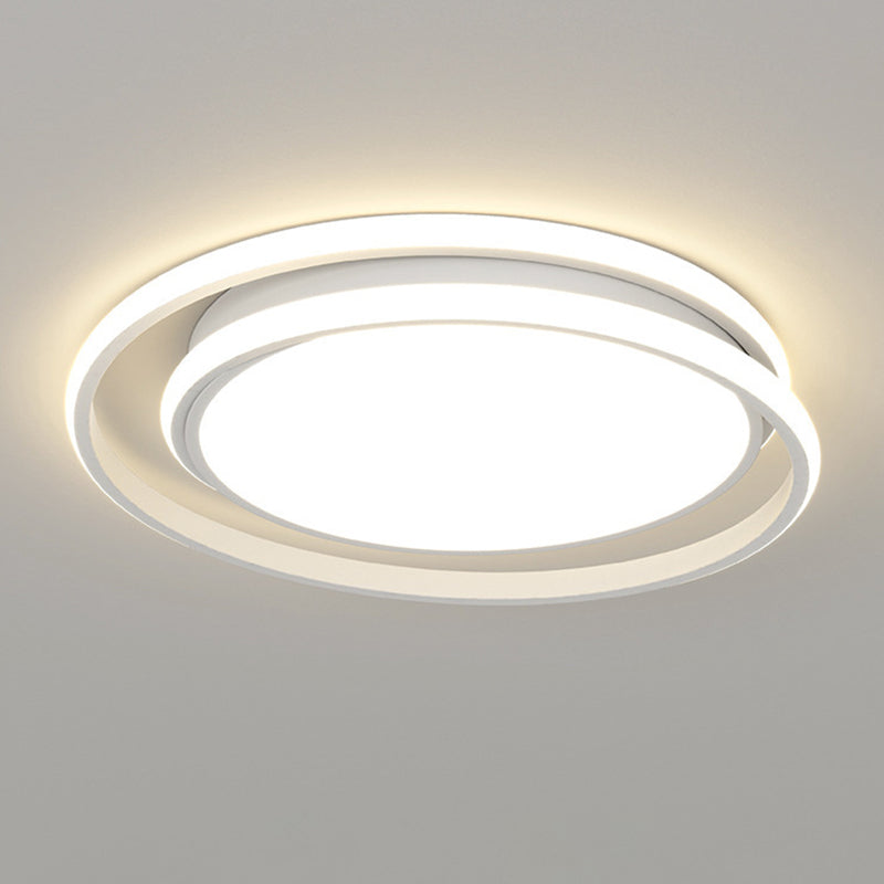 White LED Ceiling Light Modernism Flush Mount Lighting for Home