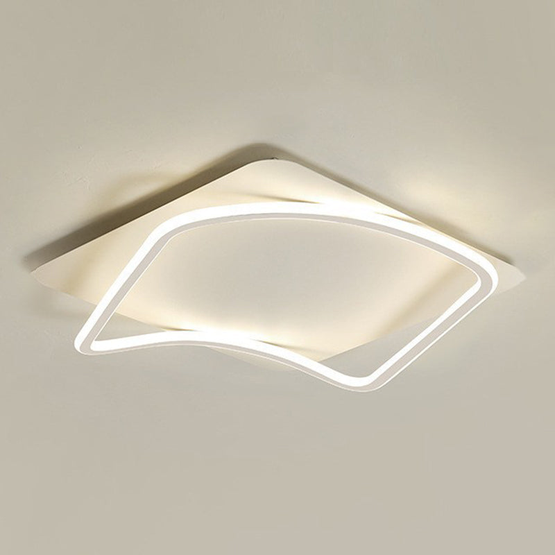 Modernism LED White Ceiling Light Flush Mount Lighting for Kitchen Home