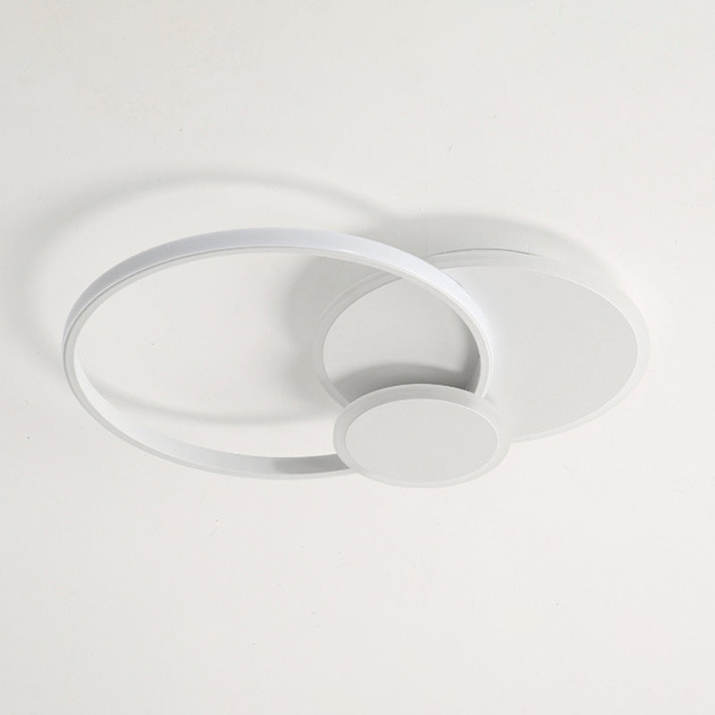 LED Flush Mount Lighting Contemporary White Ceiling Light for Room