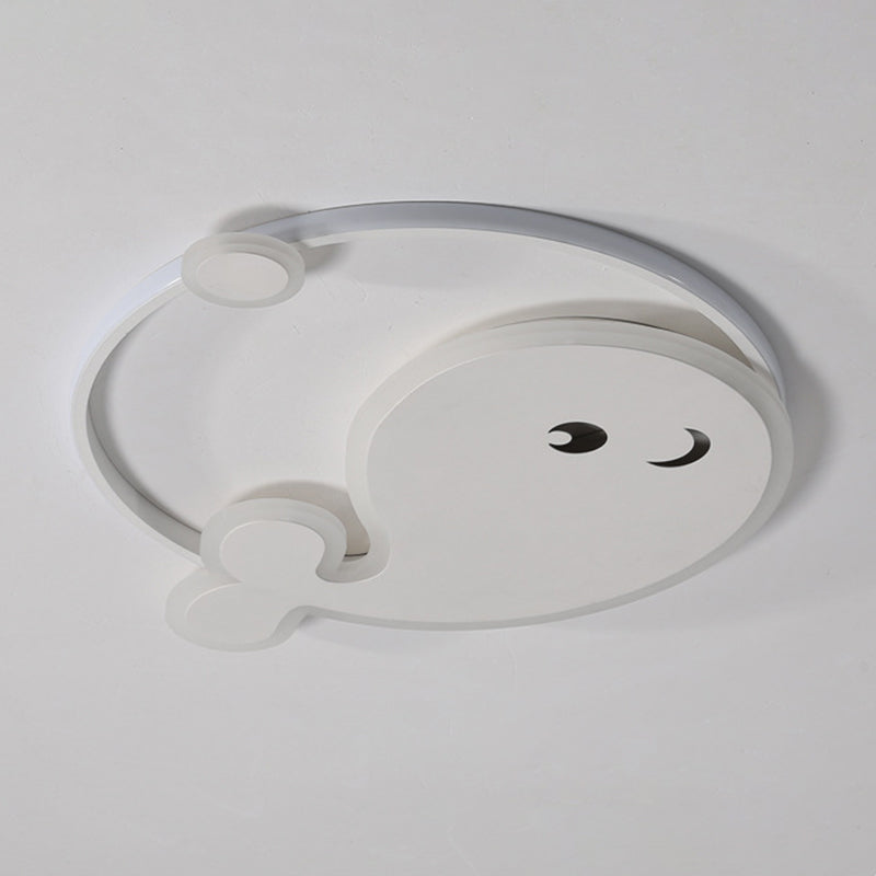 LED White Ceiling Light Children Flush Mount Lighting for Restaurant