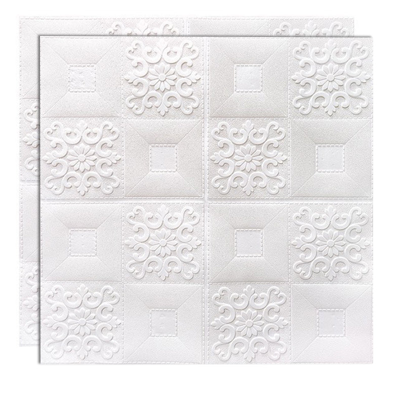 Modern Wall Paneling Foam 3D Embossed Peel and Stick Wall Panel