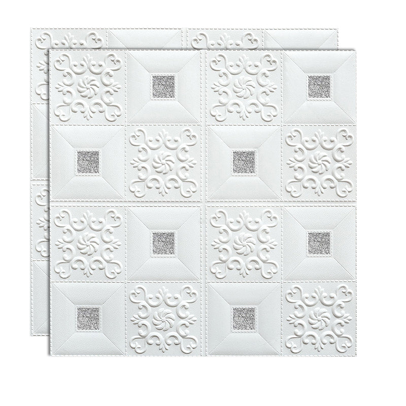 Modern Wall Paneling Foam 3D Embossed Peel and Stick Wall Panel