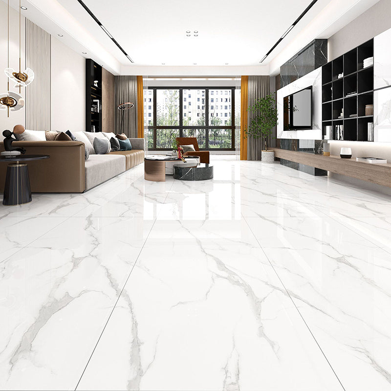 Indoor Floor Wall Tile Polished Marble Print Rectangle Living Room Floor Wall Tile