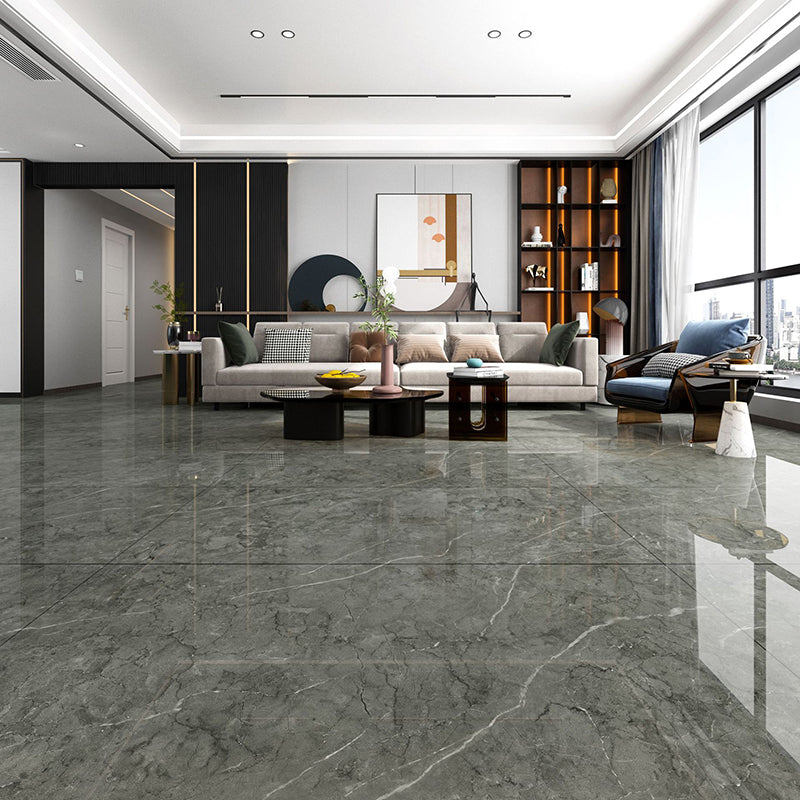 Indoor Floor Wall Tile Polished Marble Print Rectangle Living Room Floor Wall Tile