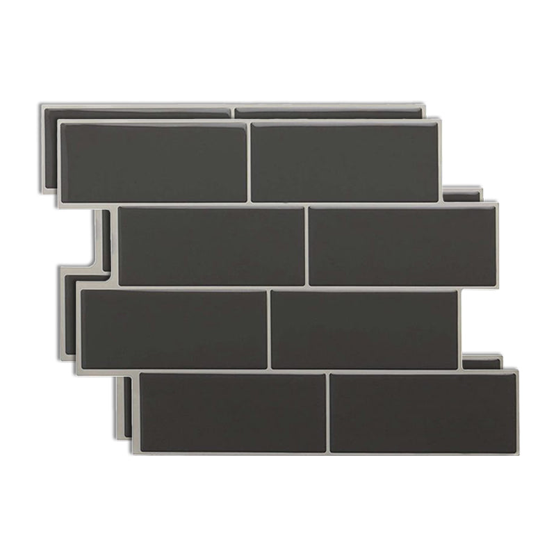 Modern Peel and Stick Backsplash Wall Tile PVC Peel & Stick Field Tile