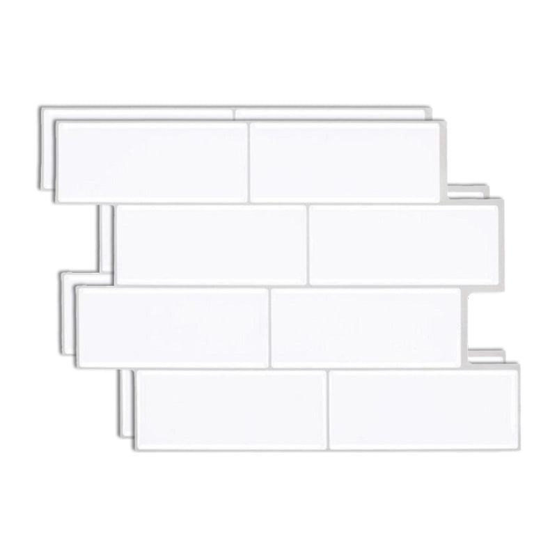 Modern Peel and Stick Backsplash Wall Tile PVC Peel & Stick Field Tile