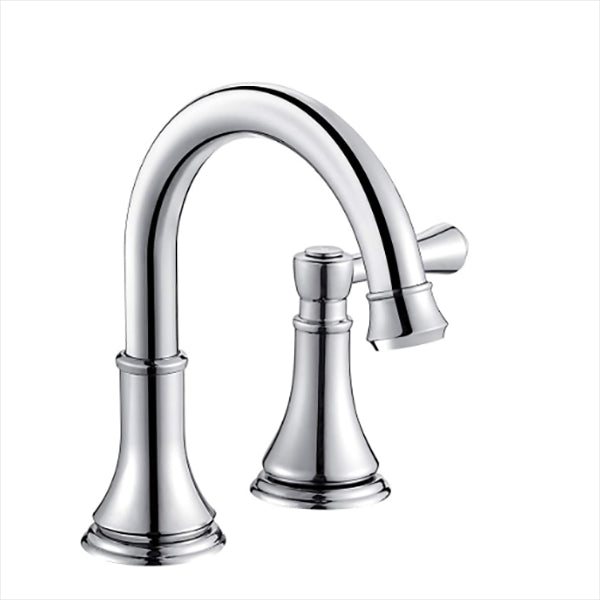 Modern Sink Faucet Widespread Faucet with 2 Handles and 3 Holes