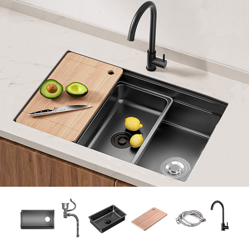 Modern Style Kitchen Sink Stainless Steel Rectangle Shape Kitchen Sink