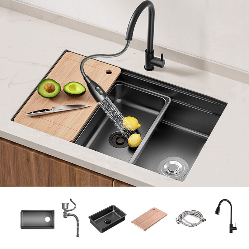 Modern Style Kitchen Sink Stainless Steel Rectangle Shape Kitchen Sink