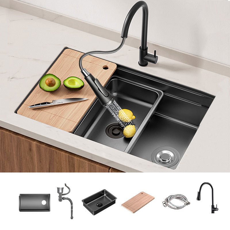 Modern Style Kitchen Sink Stainless Steel Rectangle Shape Kitchen Sink