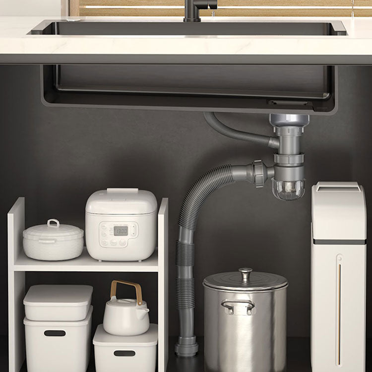 Modern Style Kitchen Sink Stainless Steel Rectangle Shape Kitchen Sink