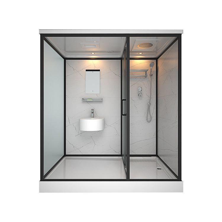 Sliding Shower Enclosure Framed Shower Enclosure with Tempered Glass