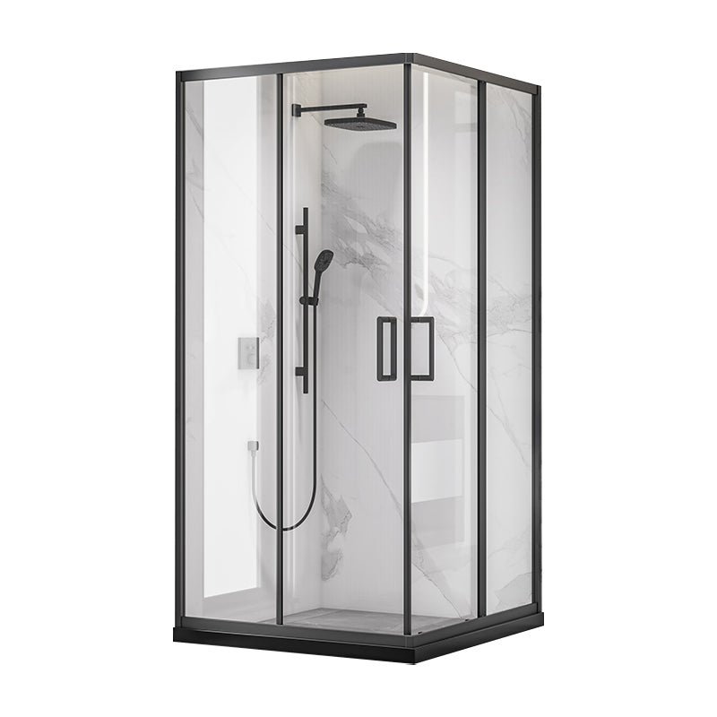 Semi-Frameless Tempered Glass Shower Enclosure with Half-Framed Shower Enclosure