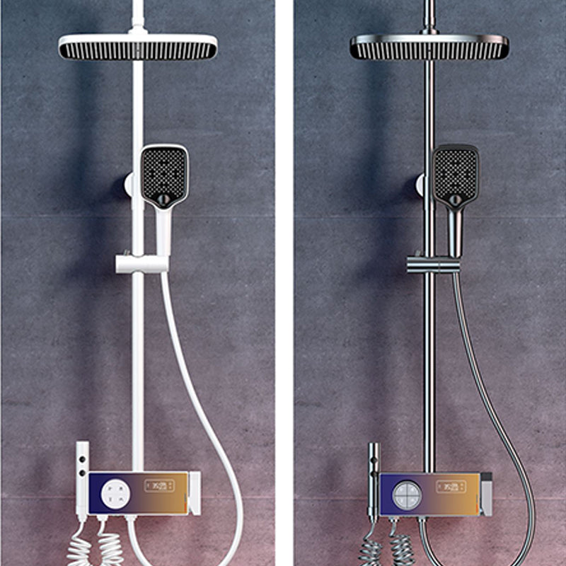 Smart Shower Set Digital Display Shower Ultra-thin Constant Temperature Shower Full Copper