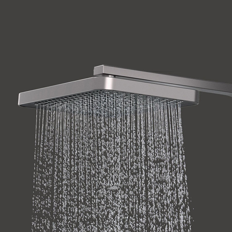 Contemporary Style Brass Shower Faucet with Shower Arm Wall Mounted Shower Combo