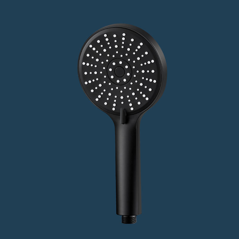 ABS Plastic Handheld Shower Head High Flow 5-Spray Patterns Wall-Mount Showerhead